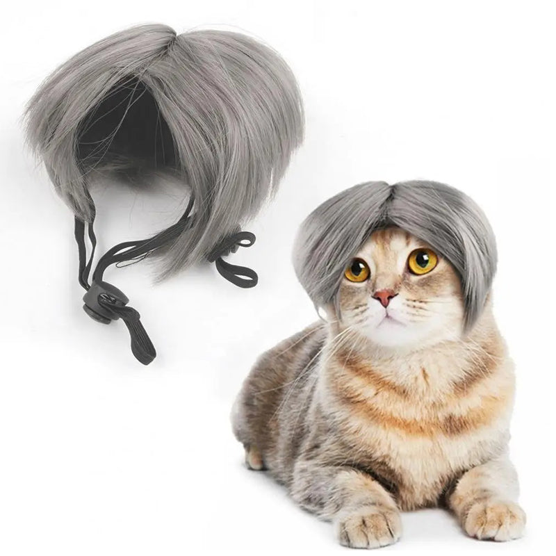 Funny Cat and Dog Cosplay Wig